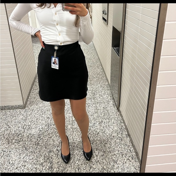 Black and Pink Dynamite satin skirts, both in XXS. - Picture 8 of 8